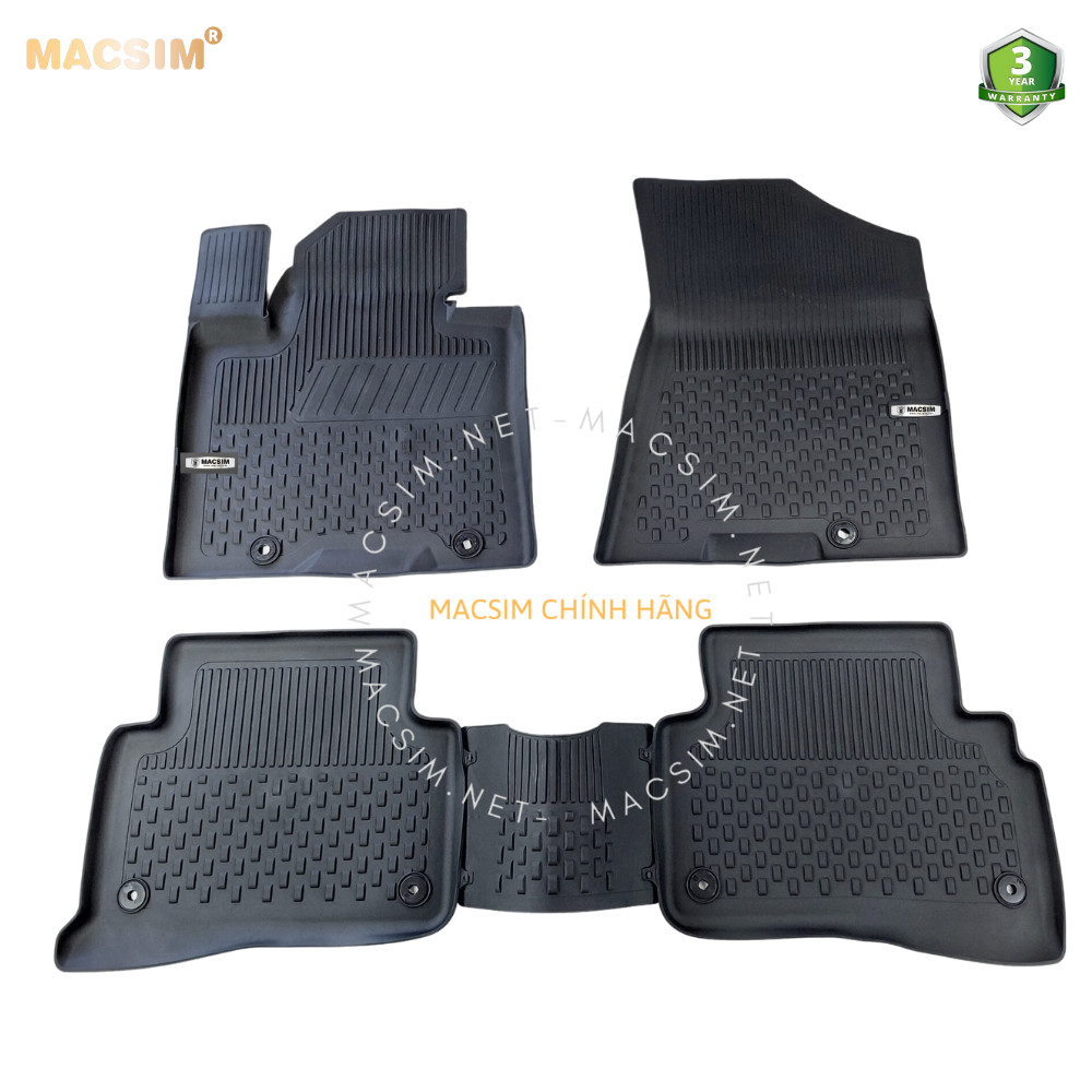 #Sportage, Thảm lót sàn ô tô nhựa TPE Silicon Kia Sportage 2016-2021 Black Nhãn hiệu Macsim