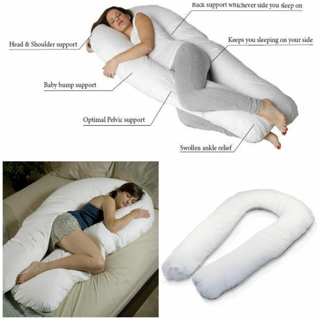 U Shape Body Bolster Maternity Pregnancy Support Pillow Cushion