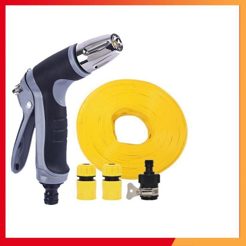 Bộ dây và vòi xịt rửa xe tưới cây tăng áp 3-5m 206817