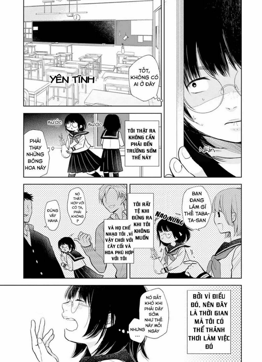 cô gái xấu xí và hoa chapter 1 8