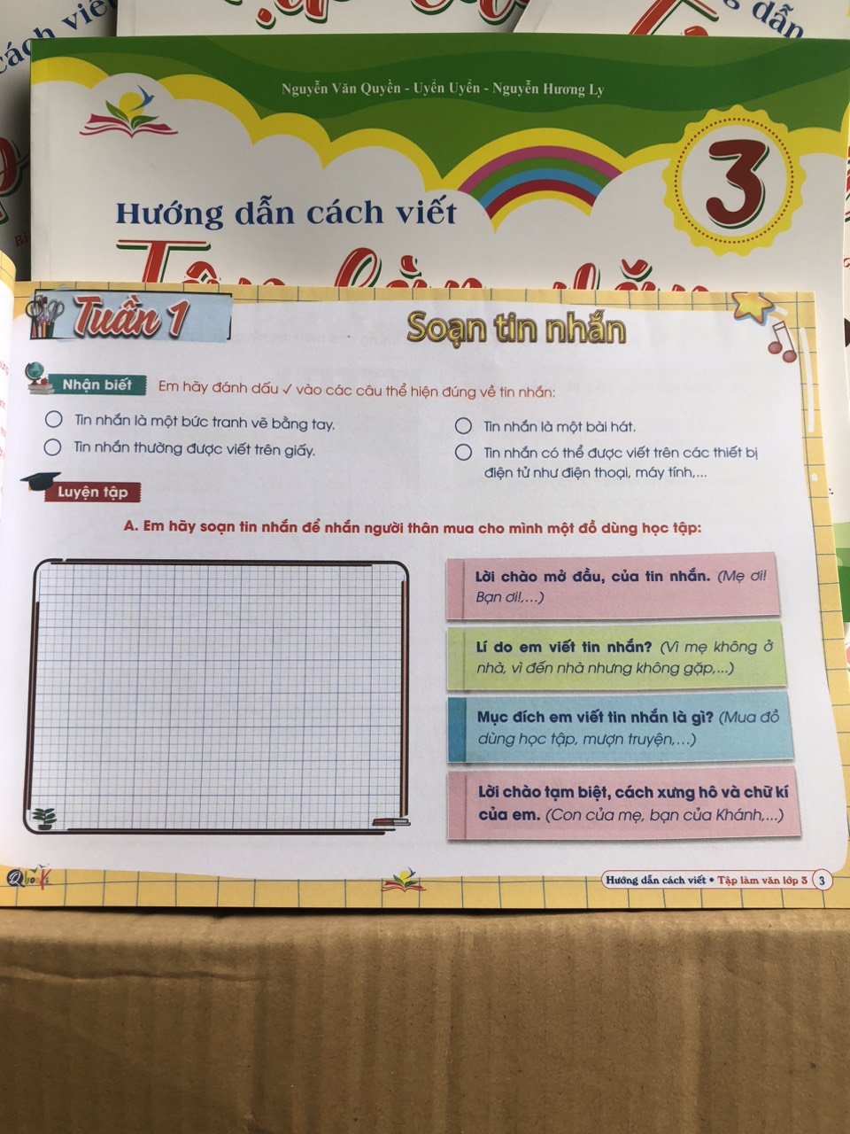 Sách - Hướng dẫn cách viết TẬP LÀM VĂN Lớp 3 - Kết nối tri thức với cuộc sống - Cả năm (1 cuốn)