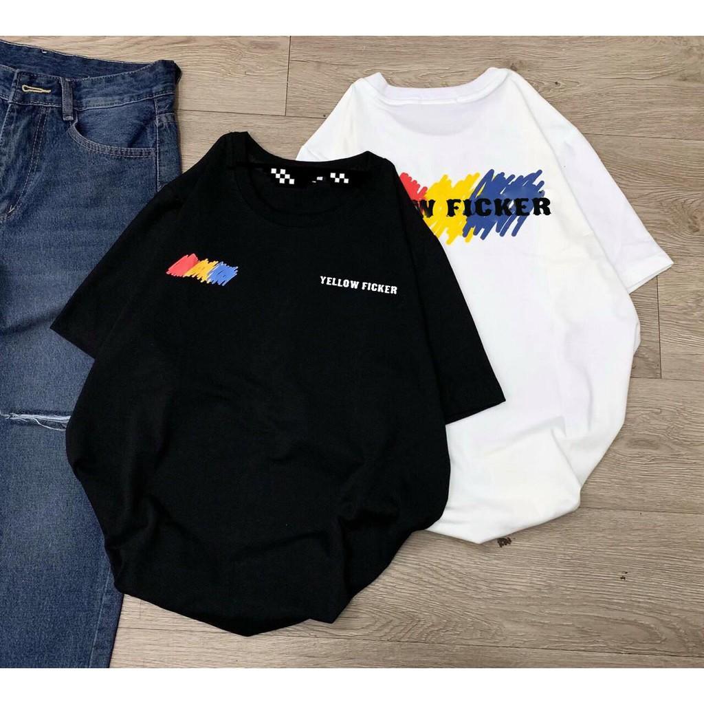 Áo thun Tay Lỡ Nam Nữ Stee YELLOW FLICKER Unisex PhillipStore