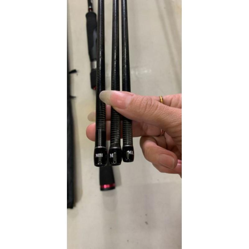 Cần lure 3 ngọn ML ,M ,MH có đứng và ngang