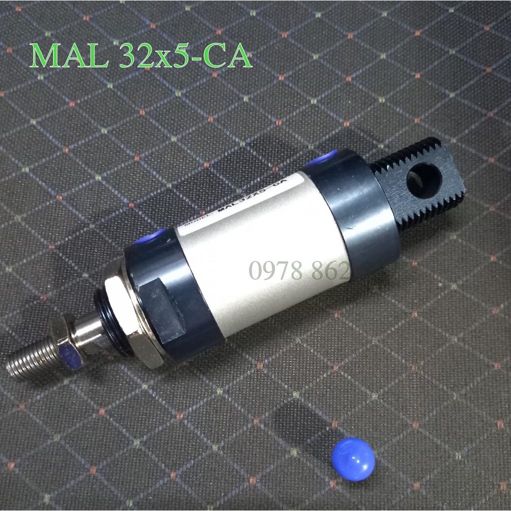Xi lanh khí nén MAL 32 x 5 đường kính trong 32mm hành trình 5mm