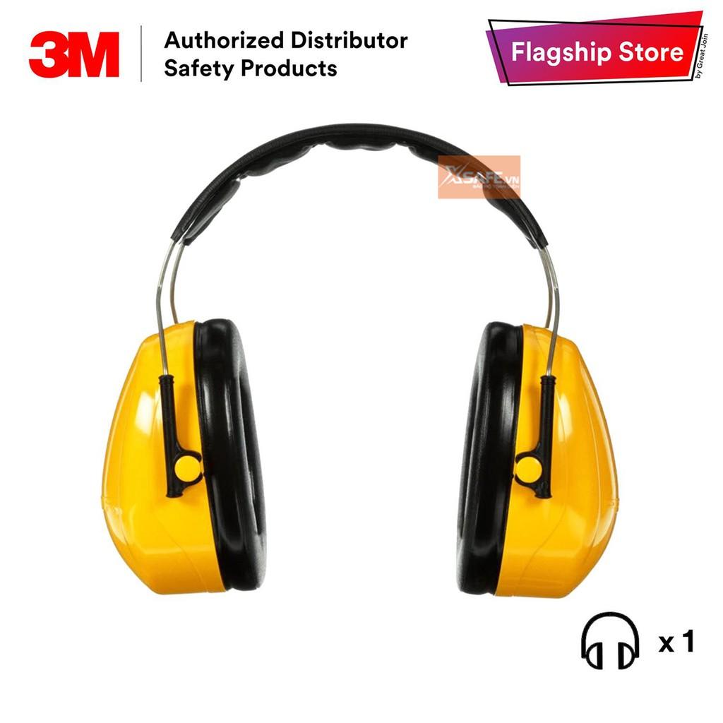 Chụp tai chống ồn 3M H9A đeo qua đầu, độ giảm ồn 25dB, ôm kín khít vành tai người dùng