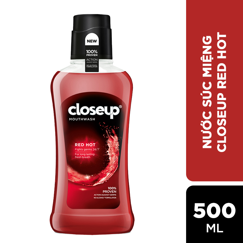 Nước súc miệng CloseUp Red Hot 500ml