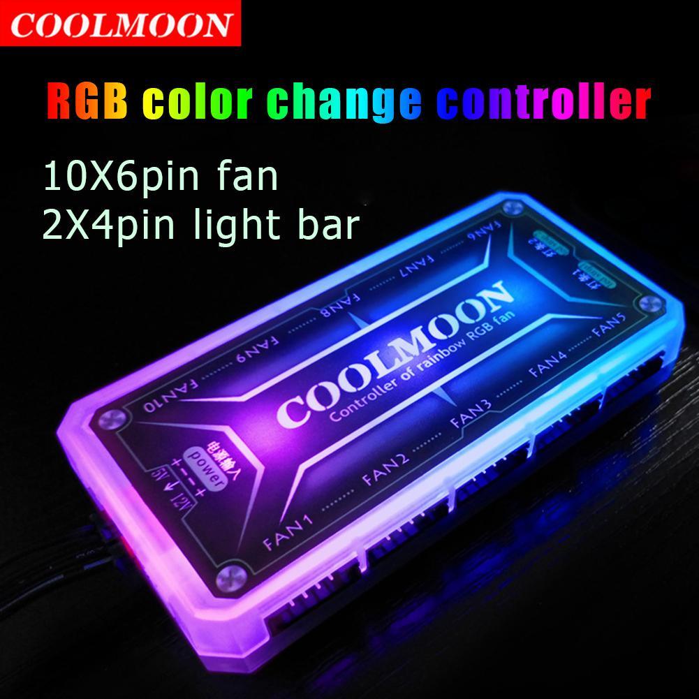 Bộ điều khiển từ xa RGB RGB DC12V 5A LED MÀU SẮC THÔNG MINH THÔNG MINH W/10 PCS 6PIN POR