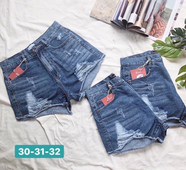 Quần short jean rách size lớn QJ655