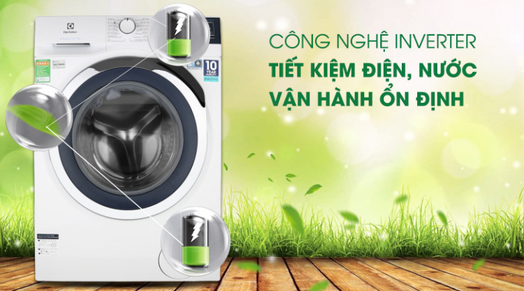 Máy Giặt Electrolux Inverter 9 kg EWF9024BDWB 4