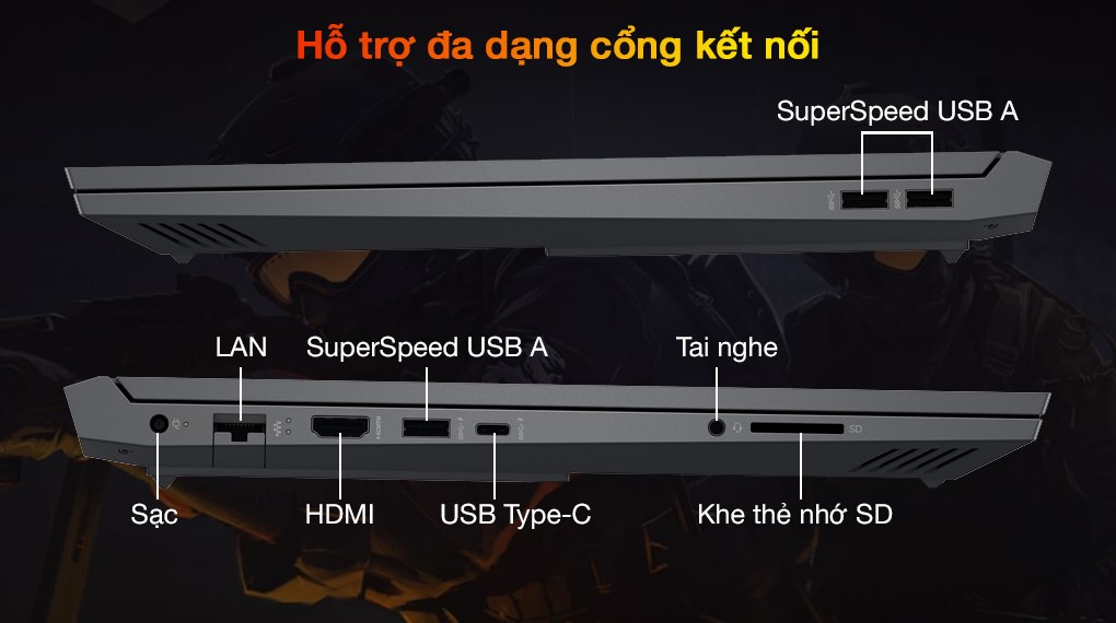 Laptop HP VICTUS 16 d0204TX i5 11400H/8GB/32GB+512GB/4GB RTX3050/16.1"F/144Hz/Win11//Đen - Hàng chính hãng
