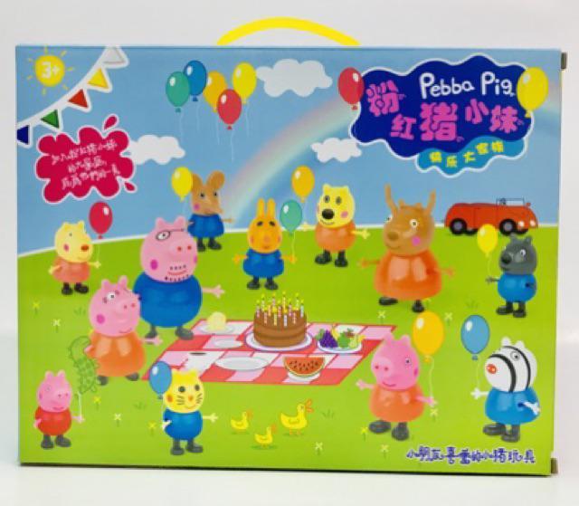 Đồ chơi mô hình gia đình heo peppa 12 nhân vật ( hàng sẵn )