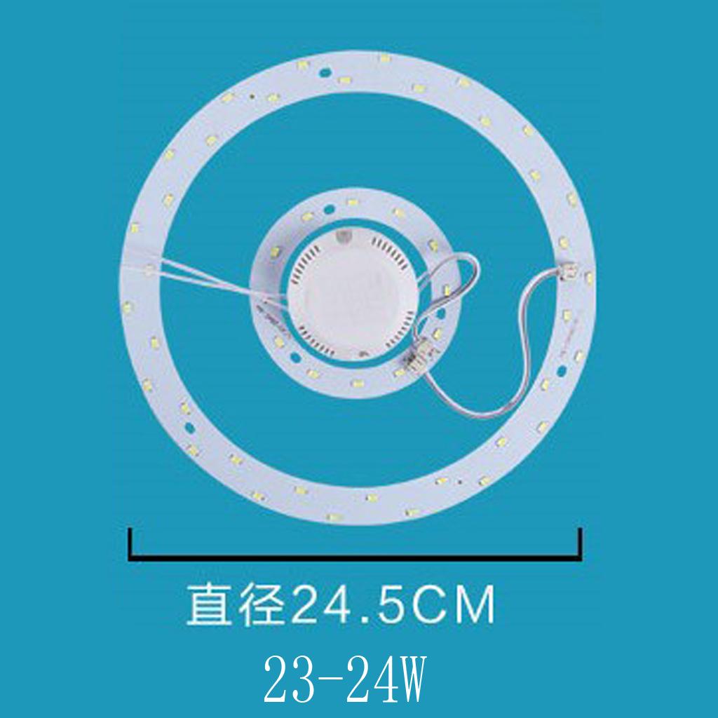 2pc 5730 SMD LED Module Source Board w/ Driver for Ceiling Lamp Bulb Replacement
