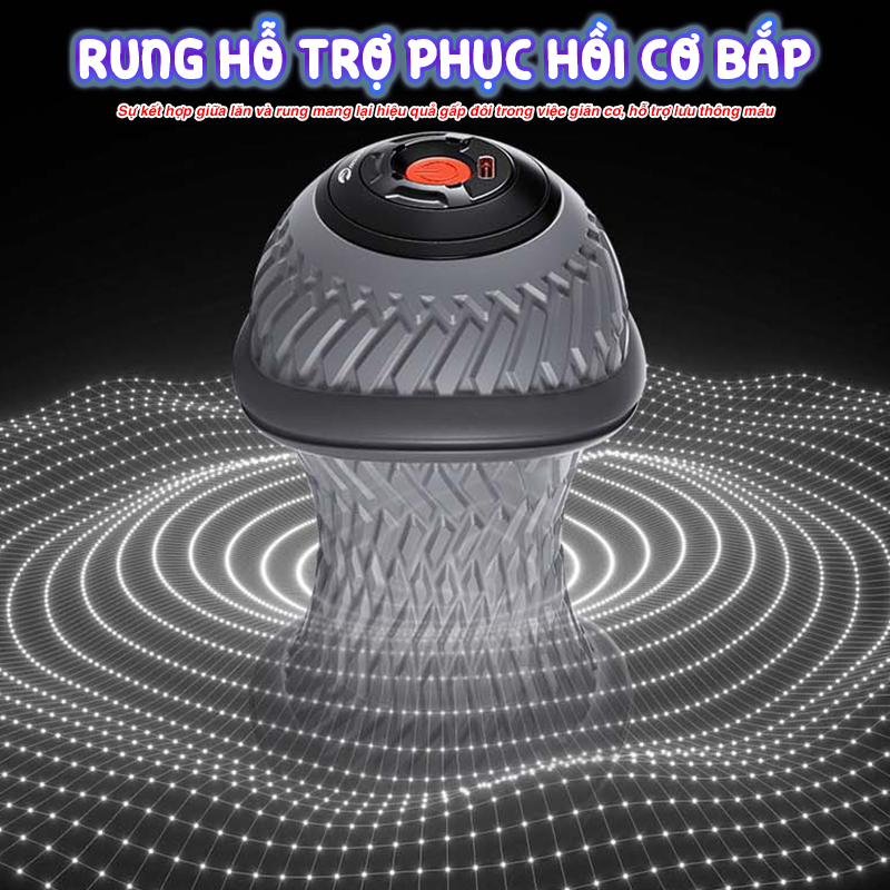 Con lăn tập giãn cơ, giảm đau nhức toàn thân Booster Boluojun JMQ-6855
