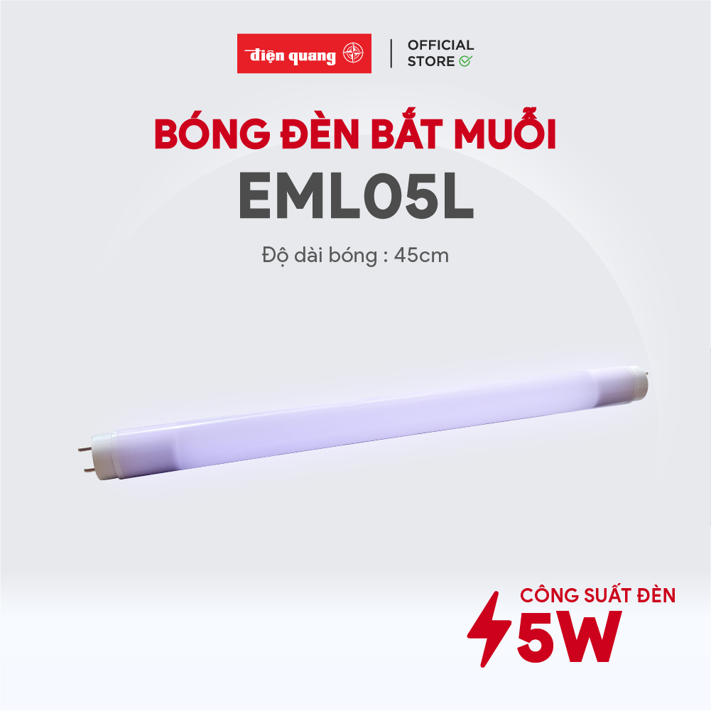 Đèn Bắt Muỗi Điện Quang ĐQ EML05L (483 x 65 x 245 mm)