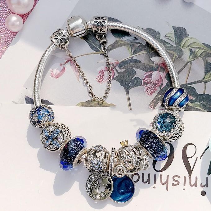 Vòng Bạc S925 ALE Cao Cấp - Vòng Charm Bạc Chuẩn S925 - Mã sản phẩm VONGBAC_DN143