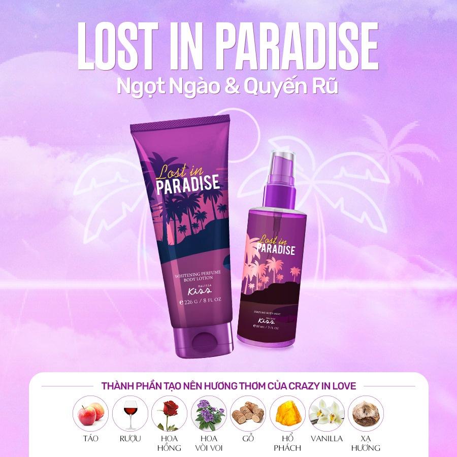 Bộ Đôi Hoàn Hảo Body Lotion + Body Mist hương Lost in Paradize