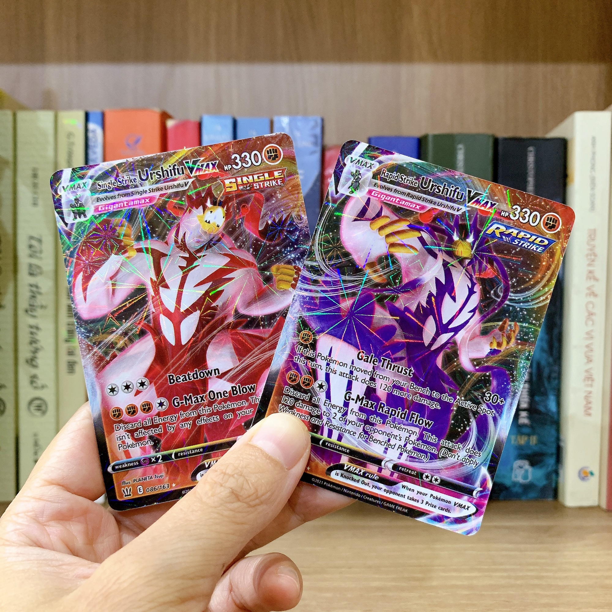 10 Thẻ bài Urshifu Vmax  HOLO foil đẹp