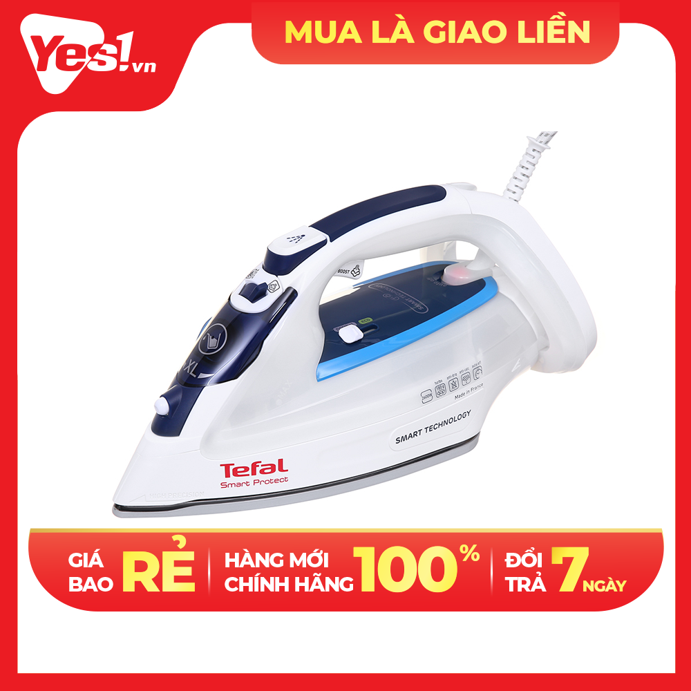 Bàn ủi hơi nước Tefal FV4980E0 - Hàng Chính Hãng - Chỉ Giao Hồ Chí Minh