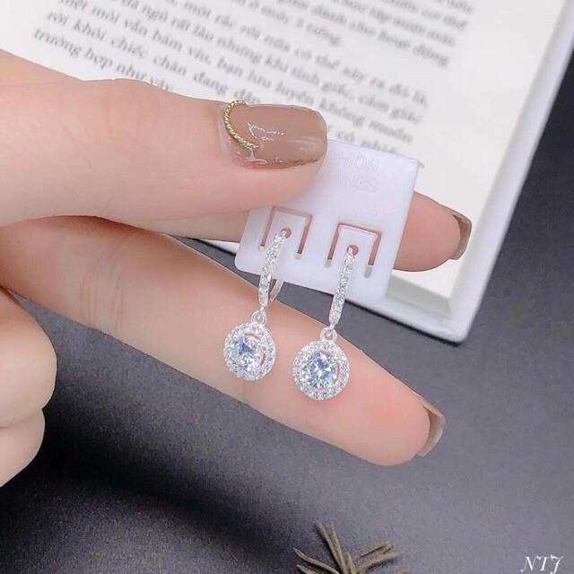 Bông tai nữ bạc ta mẫu mới trẻ trung