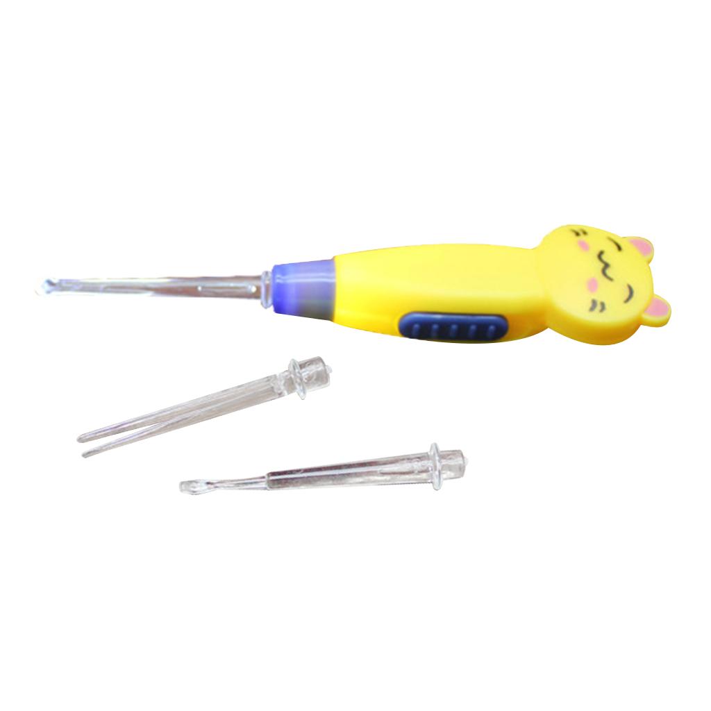 Visible Ear Spoon with LED Illuminated for Kids Ear Care Kit