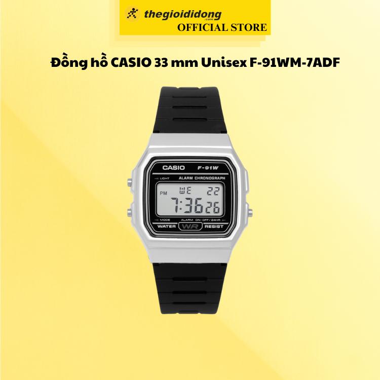 Đồng hồ CASIO 33 mm Unisex F-91WM-7ADF - Hàng Chính Hãng