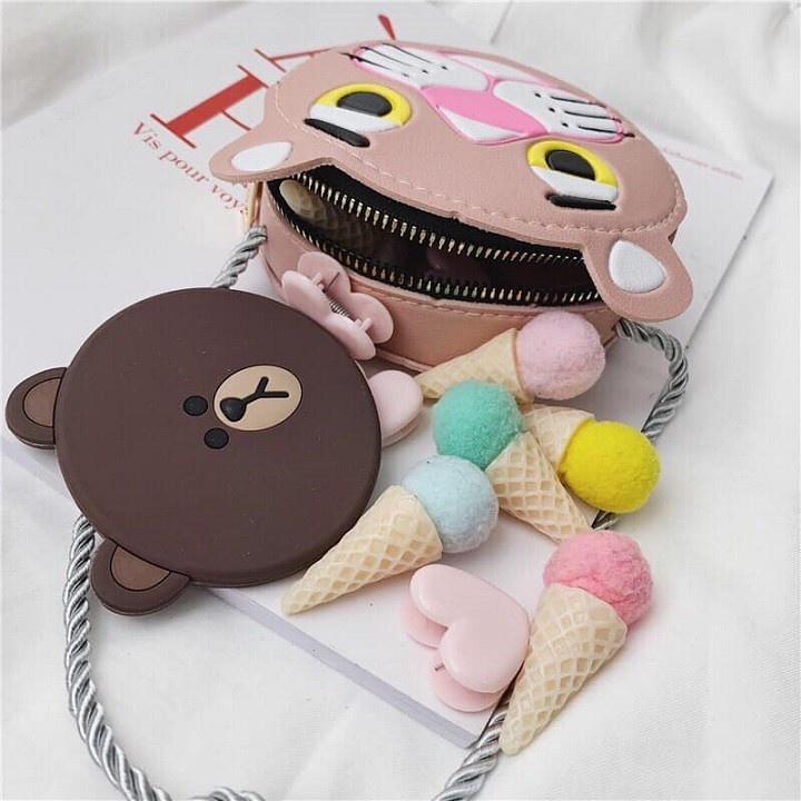 TÚI ĐEO CHÉO CHO BÉ HÌNH HOẠT HÌNH SIÊU DỄ THƯƠNG