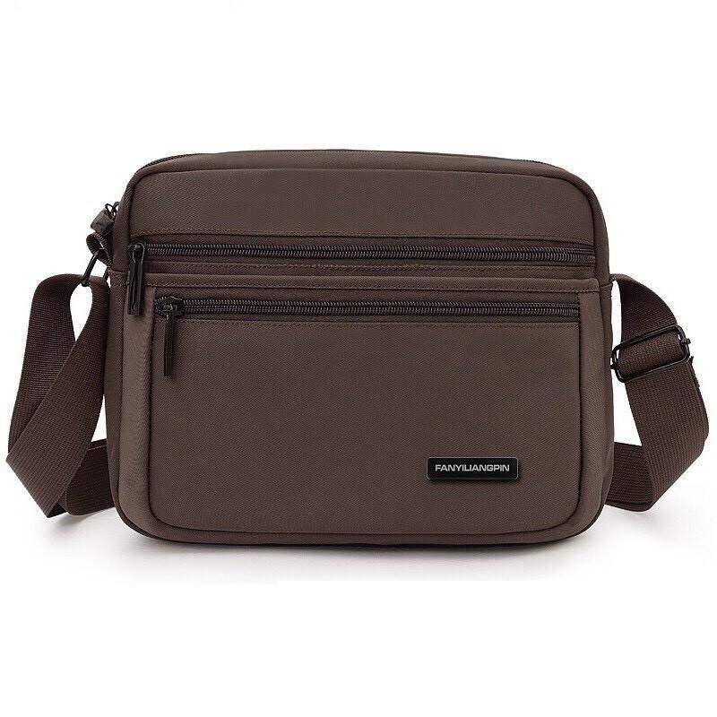 Túi đeo chéo thời trang nam vải canvas T61 KT : 25x18x12cm và 27x21x12cm