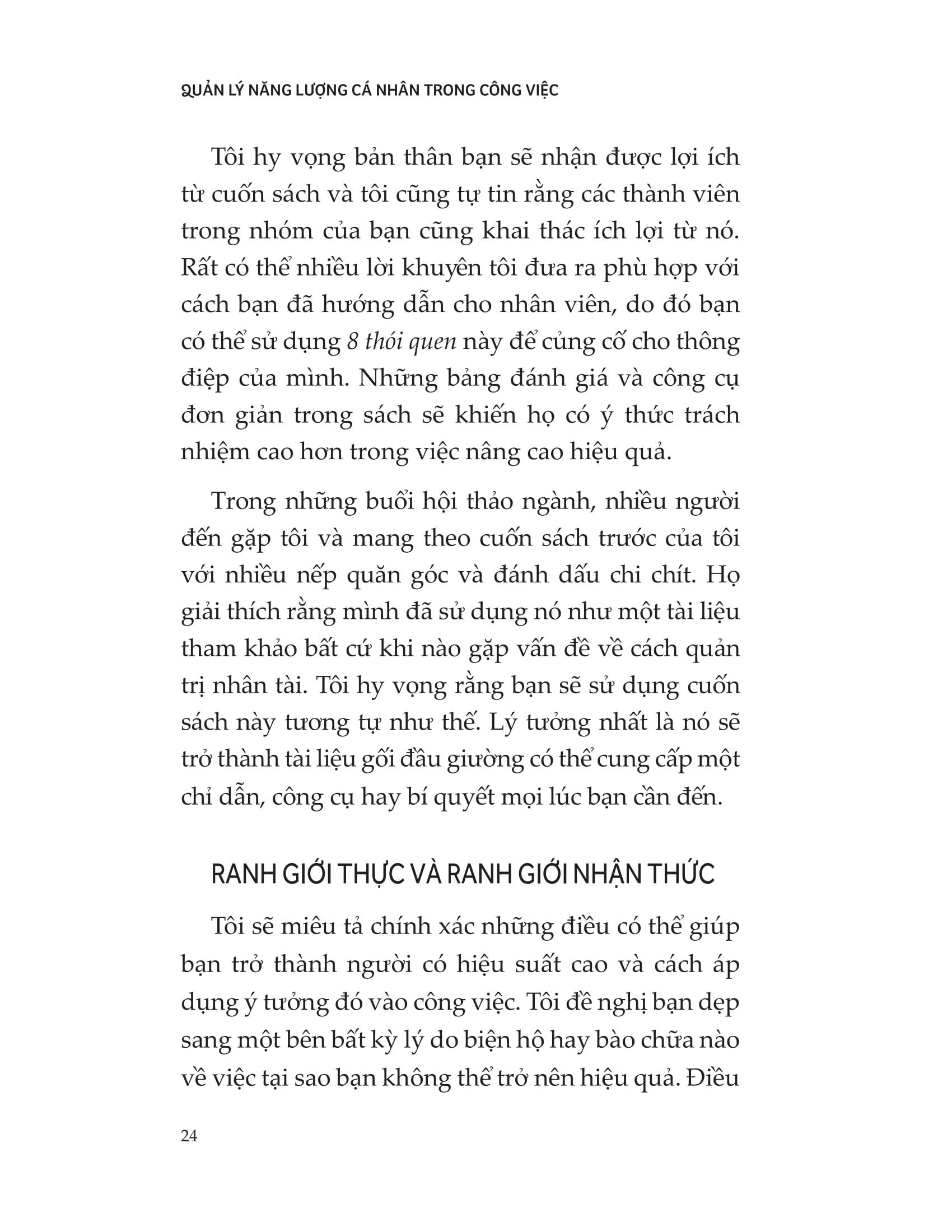 Quản Lý Năng Lượng Cá Nhân Trong Công Việc