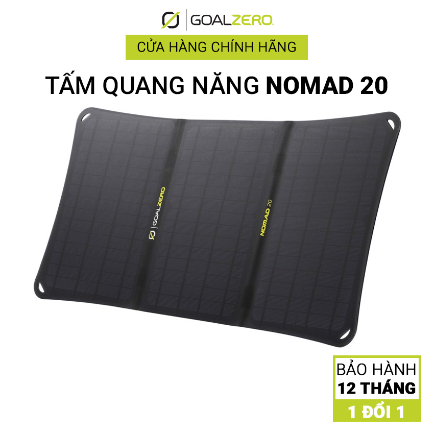 Tấm quang năng lượng Goal Zero Nomad 20 - Hàng chính hãng