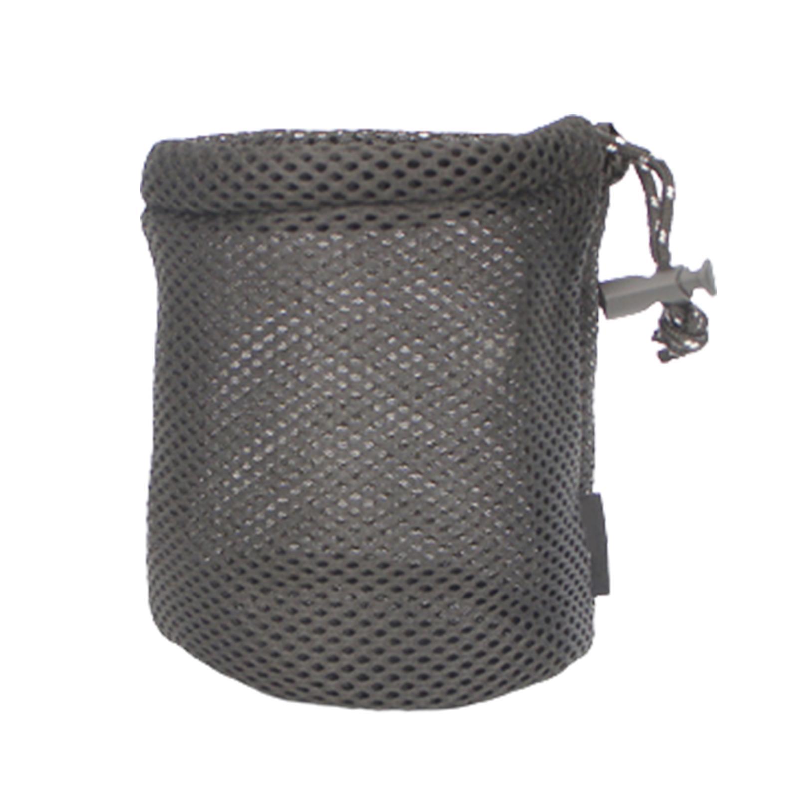 Camping Net Bag Ultralight Mesh Drawstring Bag for Camping Travel Hiking