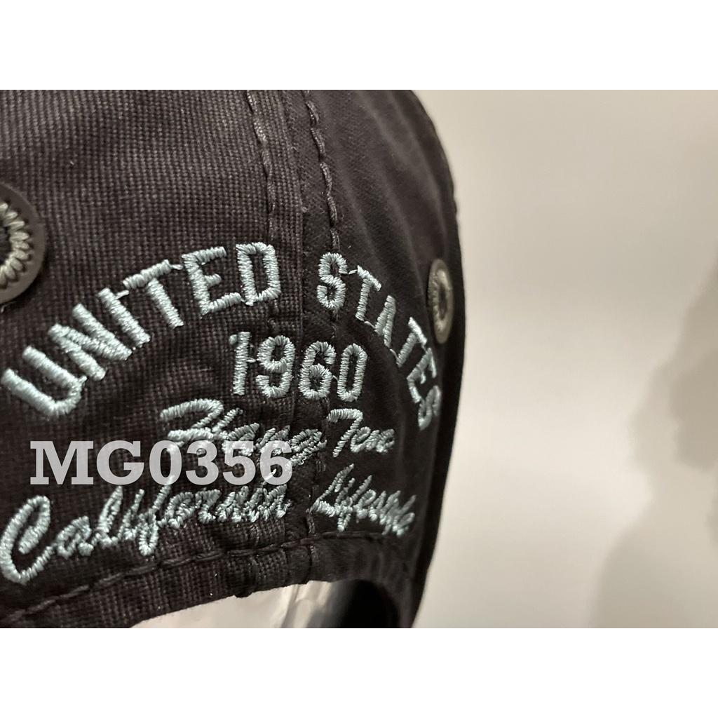 Mũ lưỡi trai Nón kết đẹp Chất Kaki Cotton Cao Cấp Unisex Logo Thêu Nổi HT United 1960 FreesizeMonoshop