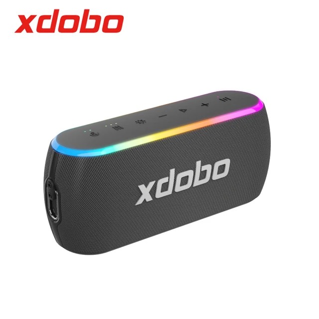 Loa Bluetooth 5.3 Xdobo X8 III Công Suất 60W Loa di động Tích Hợp Power Bank Chống Nước IPX7 Hỗ Trợ Thẻ TF, DSP, TWS, Dải Led RGB - Hàng chính hãng