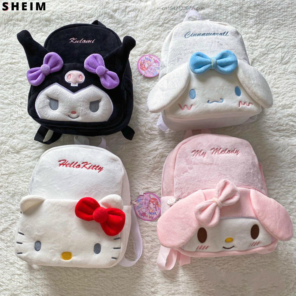 Sanrio Hello Kitty Mỹ Giai Điệu Kuromi Cinnamoroll Sang Trọng Ba Lô Mini Học Cho Trẻ Em Nữ Y2k Bé Gái Đáng Za Người Phụ Nữ 2021 90
