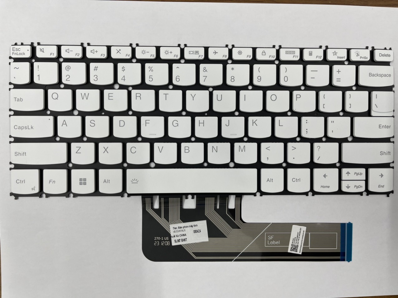 Hình ảnh Bàn phím dành cho Laptop Lenovo Yoga Slim 7 Carbon 13ITL5 82EV hàng nhập khẩu