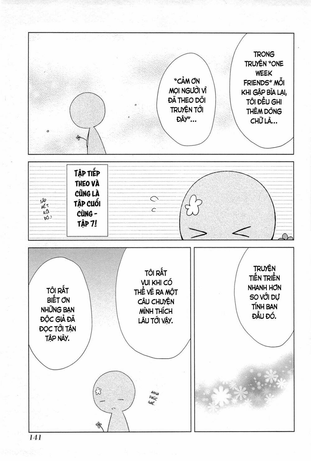 one week friends chapter 31 34