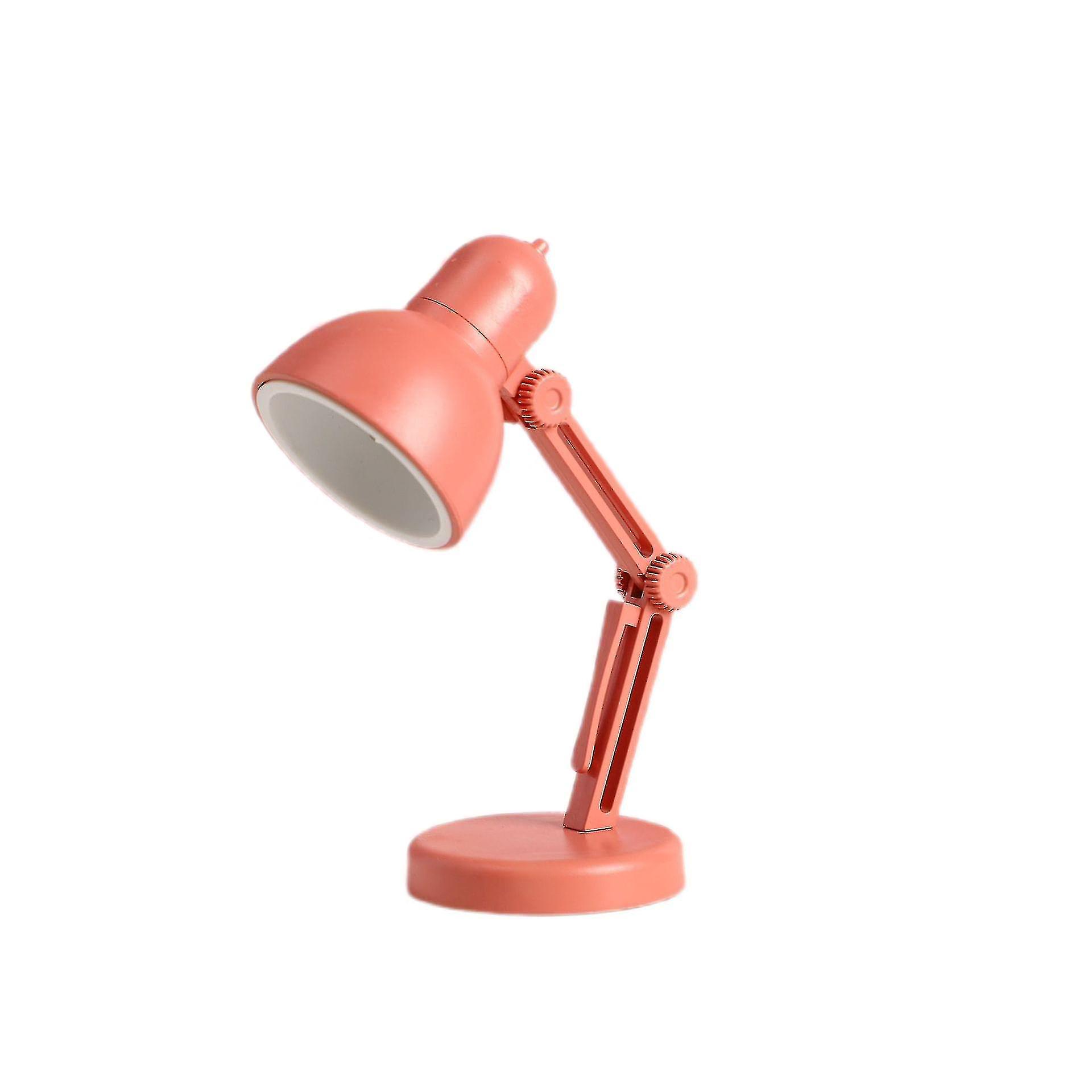 Đèn led mini đèn có thể gập lại ban đêm đọc sách ánh sáng ánh sáng ban đêm di động, đồ chơi trẻ em màu đỏ-rose màu đỏ