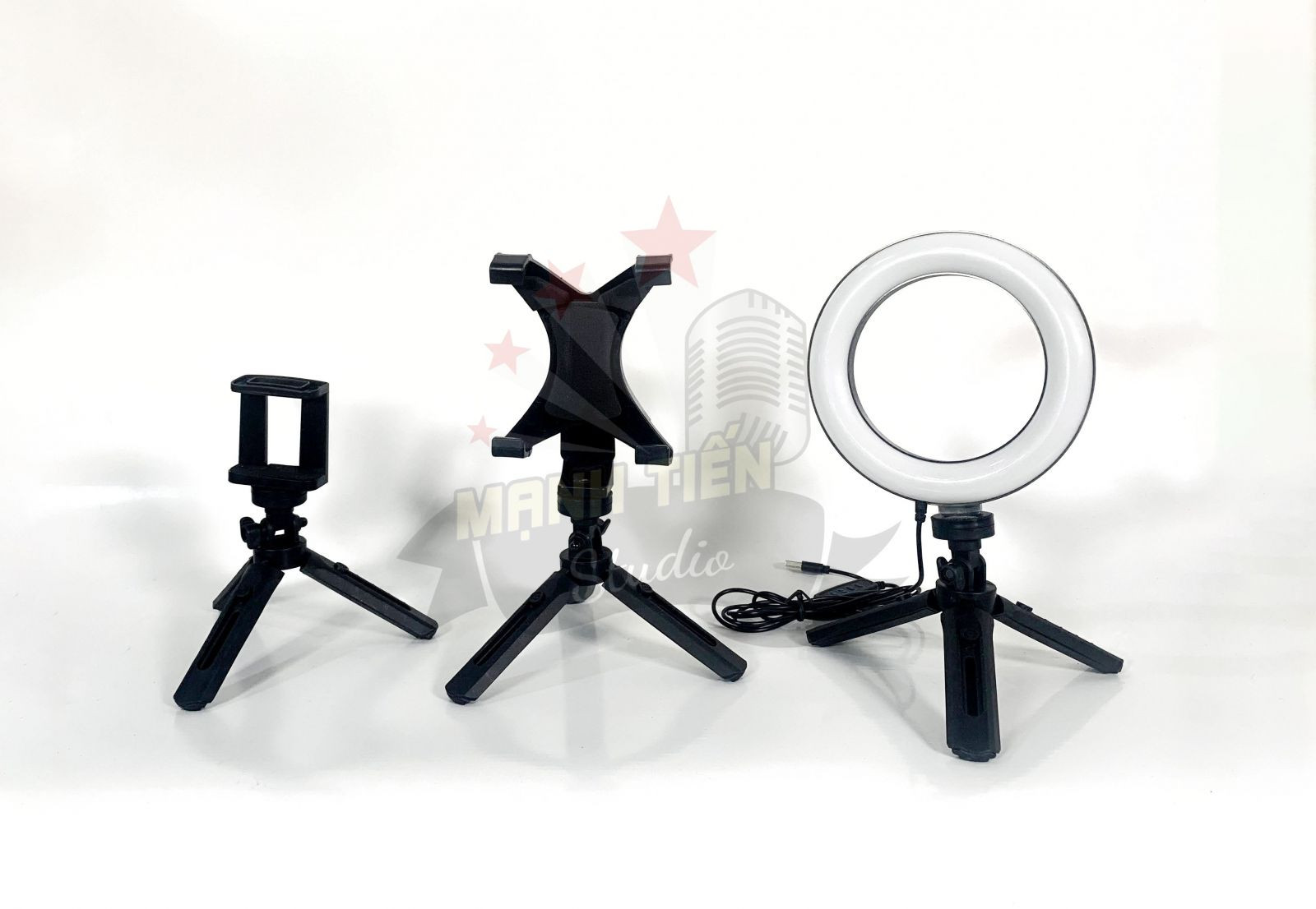 Giá đỡ 3 chân Tripod Support MT01 xoay 360 độ - giá đỡ cho đèn livestream, máy ảnh, điện thoại tiện dụng, ổn định quay phim chụp hình