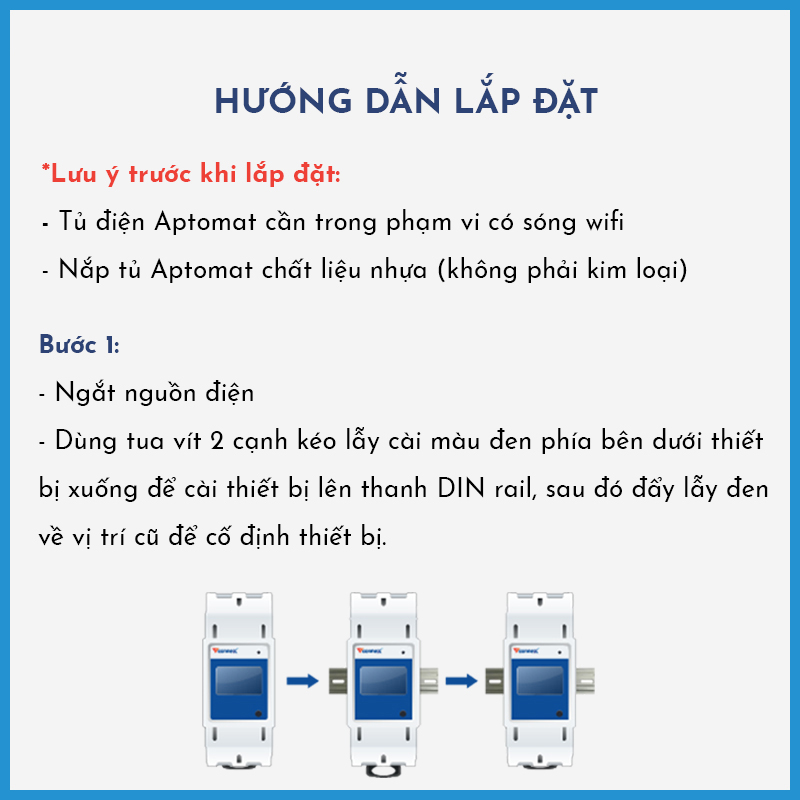 Bộ đo công suất tiêu thụ điện Thông Minh 1 Pha - Giám Sát và tính toán Điện Năng Thông Minh Vconnex