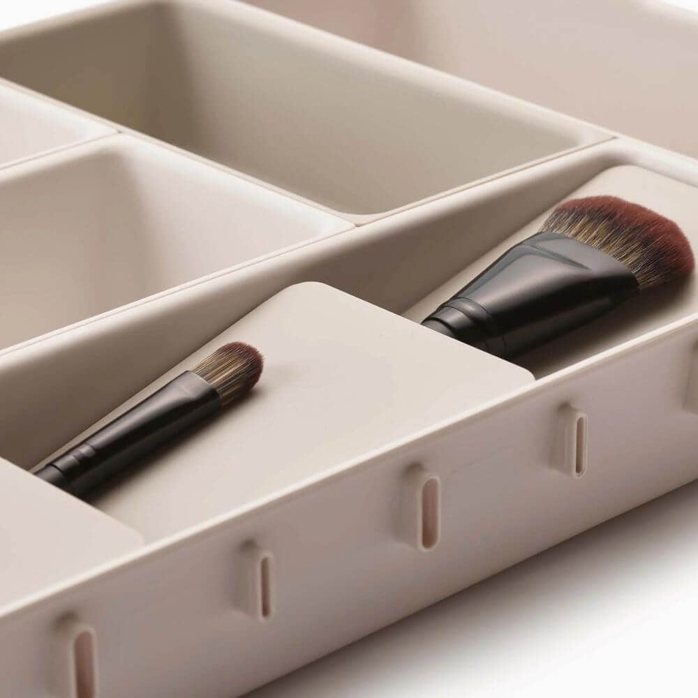 Bộ 7 khay chia ngăn kéo lắp ráp bàn trang điểm Joseph Joseph Viva (Shell) 75009 hàng chính hãng