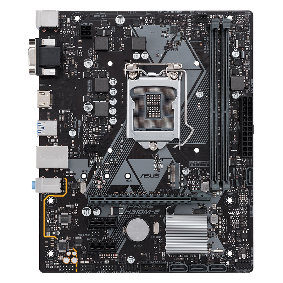 Bo Mạch Chủ Mainboard ASUS PRIME H310M-E Intel LGA-1151 Matx - Hàng Chính Hãng