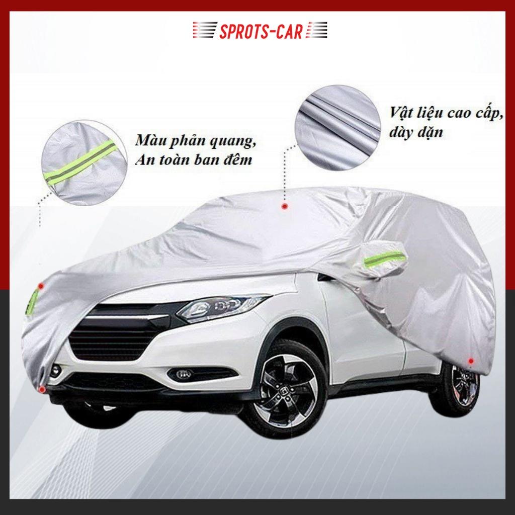 Bạt phủ toàn xe 3 lớp chỗng xước, chống nắng, chống cháy cho ô tô