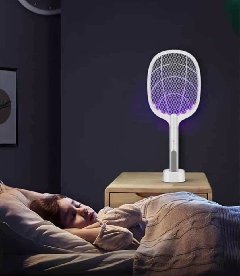 Vợt Muỗi Thông Minh, Vợt Muỗi Kiêm Đèn Bắt Muỗi 3in1 - Hàng Nhập Khẩu