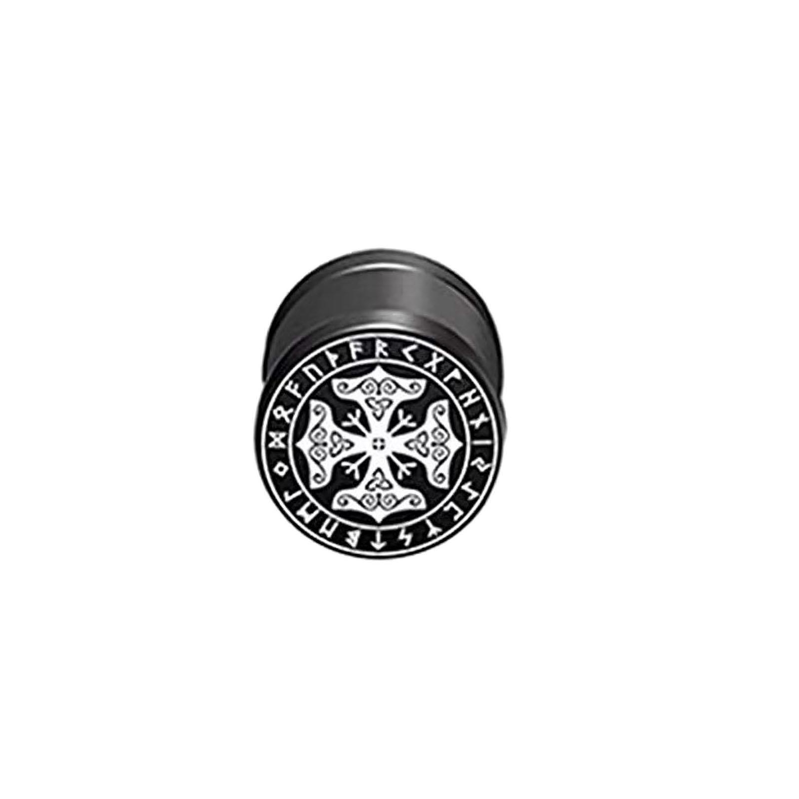 Stylish Stud Earrings for Men Women Metal Round Ear Studs Piercing Jewelry