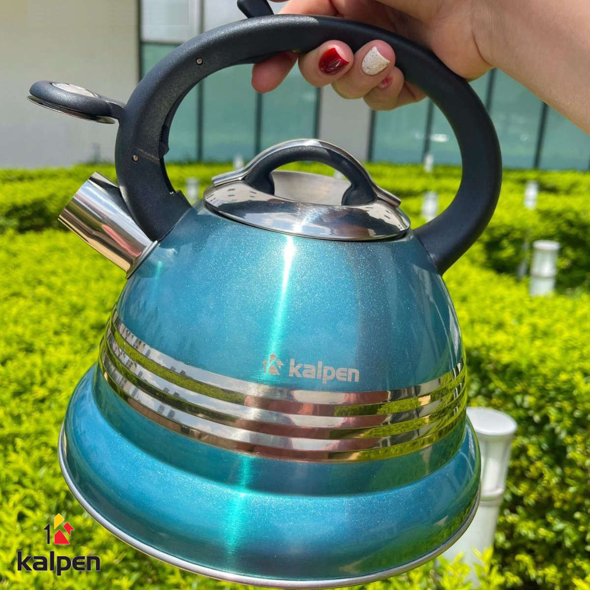 Ấm đun nước Inox 304 cao cấp Kalpen KK01 dung tích 3L dùng bếp từ chuẩn Đức - Hàng chính hãng