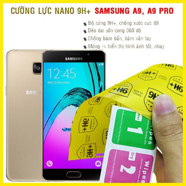 Dán cường lực dẻo nano dành cho Samsung A9 2018, A9 Pro 2016