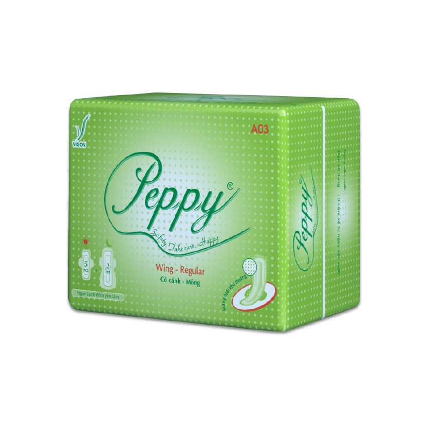 Combo 6 gói băng vệ sinh PEPPY lưới siêu mỏng A03