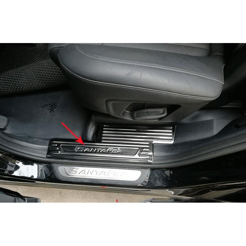 Ốp Bậc Cửa Dành Cho Xe SantaFe 2019 2020 2021 mẫu Titan