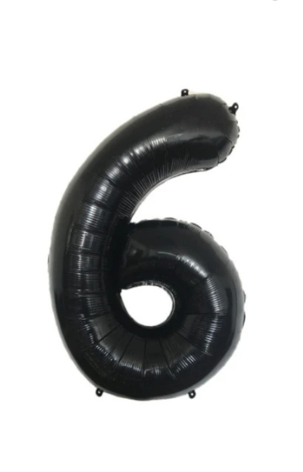 Bóng số 40cm màu đen black number balloon bso22