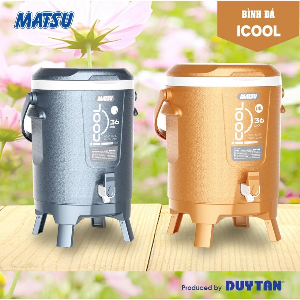 Bình đá Matsu Icool 10L giữ nhiệt (màu ngẫu nhiên)