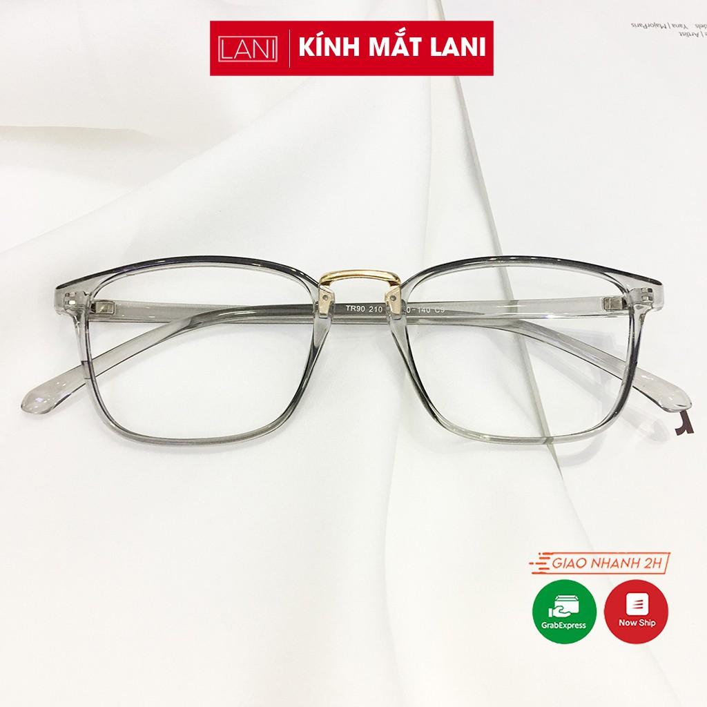 Gọng kính cận nam nữ nhựa dẻo siêu bền dáng mắt vuông nhiều màu LANI 210 - Lắp mắt cận có độ theo yêu cầu